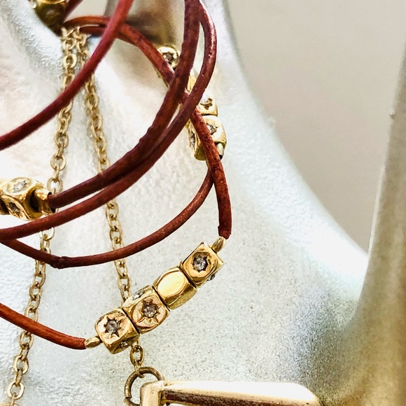 Vintage Fossil Bracelet & Fan Necklace - Picture 2 of 9